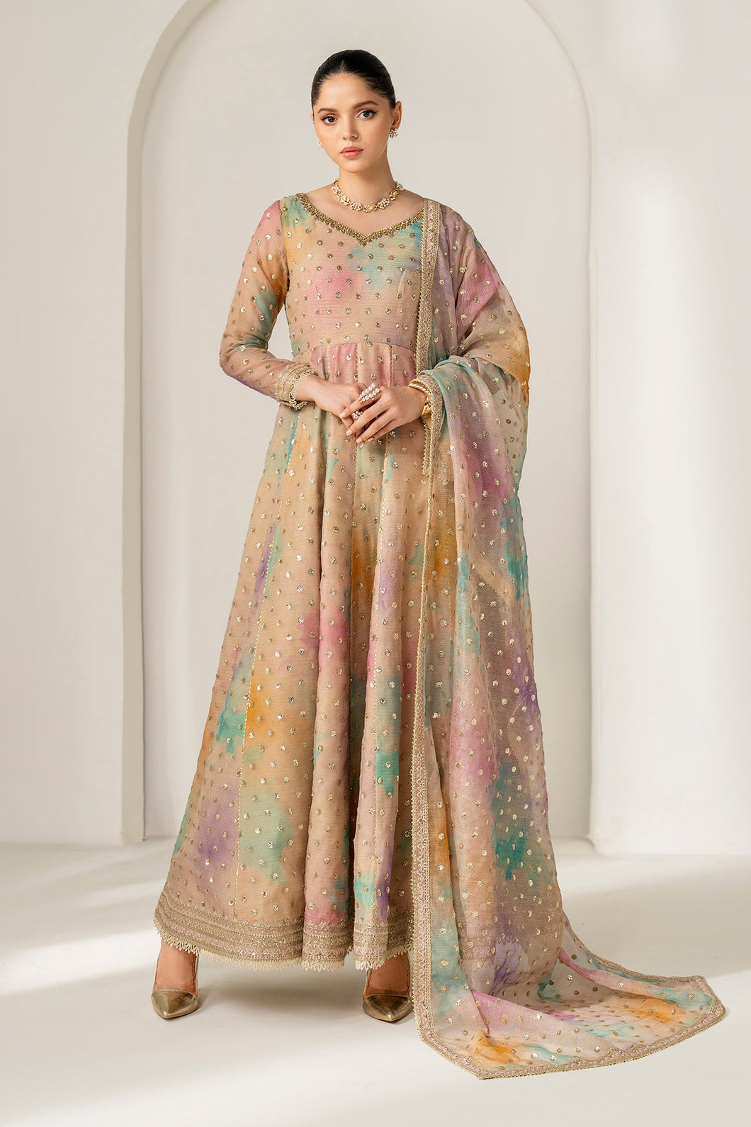 B - EMBROIDERED COTTON PATTI PR-1138