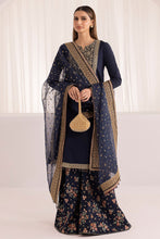 Load image into Gallery viewer, J - EMBROIDERED RAW SILK UR-7008