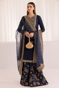 J - EMBROIDERED RAW SILK UR-7008