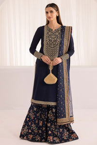 J - EMBROIDERED RAW SILK UR-7008