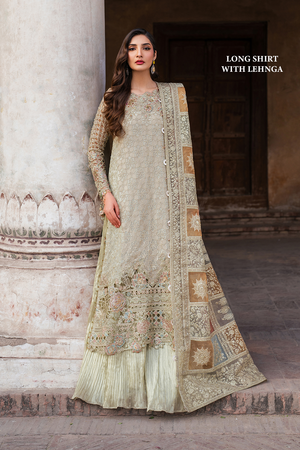 IZ - 02 (LONG SHIRT WITH LEHNGA)