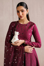 Load image into Gallery viewer, J - EMBROIDERED RAW SILK UR-7073