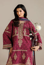 Load image into Gallery viewer, J - EMBROIDERED RAW SILK UR-7074