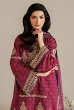 Load image into Gallery viewer, J - EMBROIDERED RAW SILK UR-7074