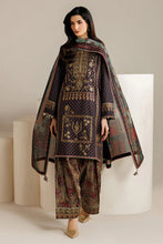 Load image into Gallery viewer, J - EMBROIDERED RAW SILK UR-7078