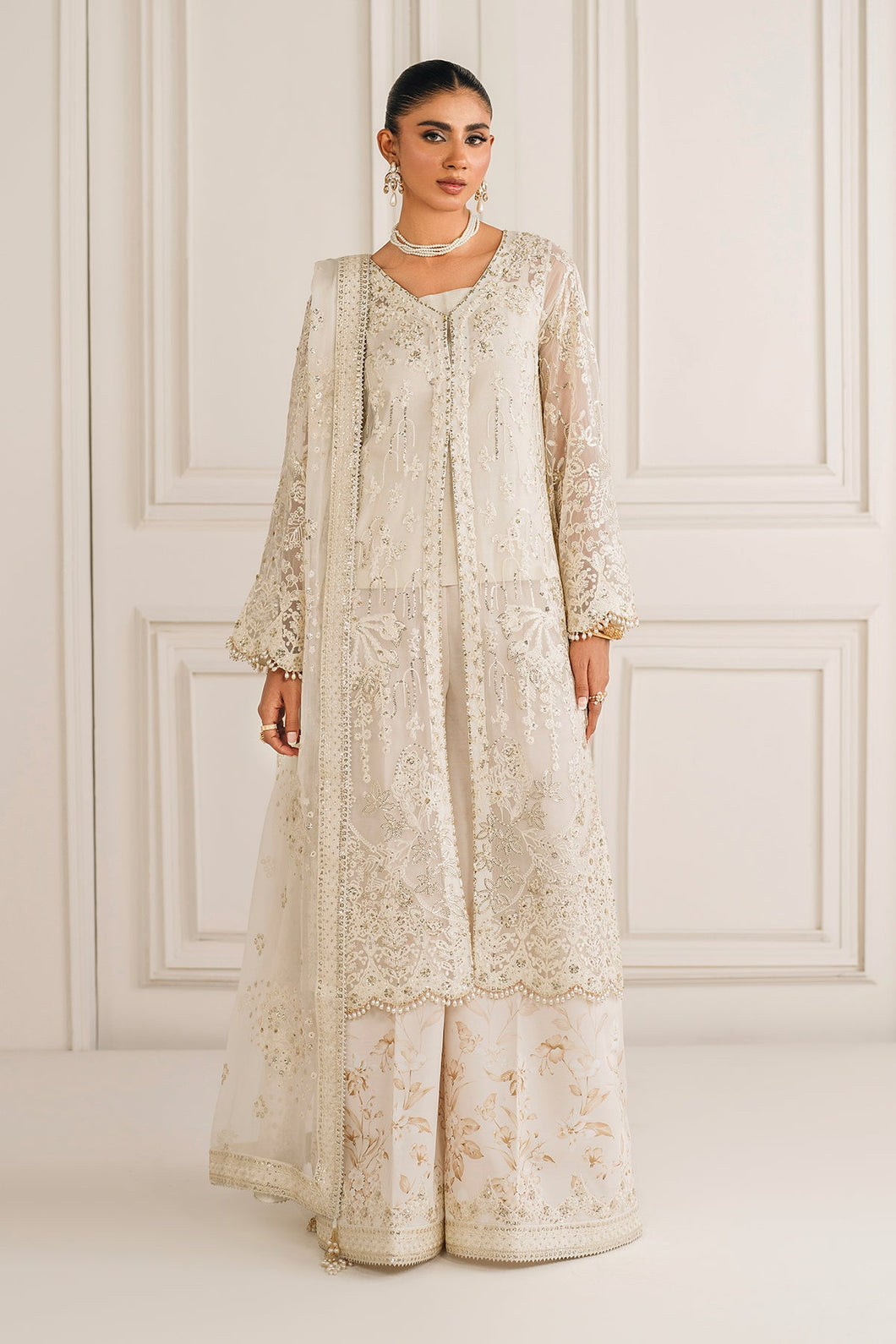 B - EMBROIDERED CHIFFON UF 4157
