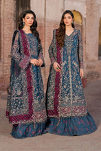 Load image into Gallery viewer, IZ - 03 (LONG SHIRT WITH PRINTED SHARARA)