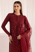 Load image into Gallery viewer, J - EMBROIDERED RAW SILK UR-7009