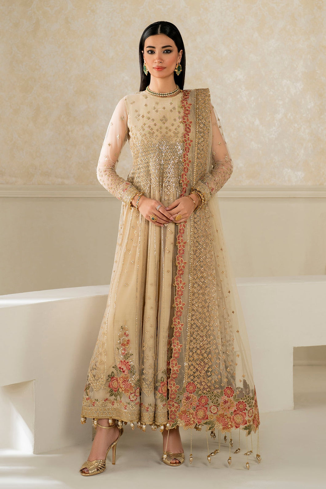B - EMBROIDERED NET UF-4159