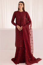 Load image into Gallery viewer, J - EMBROIDERED RAW SILK UR-7009