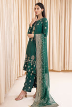 Load image into Gallery viewer, J - EMBROIDERED RAW SILK UR-7003