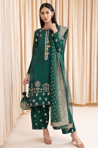 J - EMBROIDERED RAW SILK UR-7003