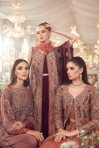 MB - MBROIDERED |  Salmon Pink BD-2701 (KAMEEZ STYLE)