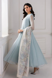 B - EMBROIDERED CHIFFON WITH NET DUPATTA