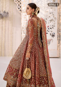 AK - LOOK 08 (STYLE 01) KALIDAAR FROCK WITH CRUSHED FARSHI LEHENGA