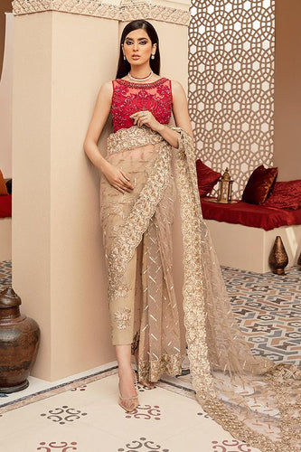 IMROZIA - B14 SHEEN ARDOUR (TROUSER SAREE)