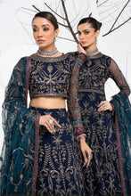 Load image into Gallery viewer, Z - CLF 01 BLUEBERRY (LEHENGA STYLE)