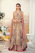 Load image into Gallery viewer, I - 08 FLORAL OASIS (OPEN GOWN WITH SHARARA)