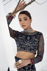 Z - CLF 01 BLUEBERRY (LEHENGA STYLE)