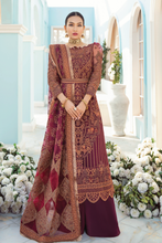 Load image into Gallery viewer, I - 02 BERRY MELLOW (FROCK WITH SHARARA)