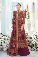 Load image into Gallery viewer, I - 02 BERRY MELLOW (FROCK WITH SHARARA)