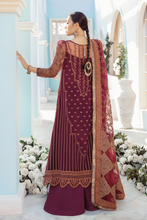 Load image into Gallery viewer, I - 02 BERRY MELLOW (FROCK WITH SHARARA)