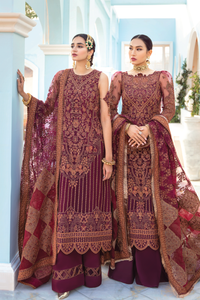 I - 02 BERRY MELLOW (FROCK WITH SHARARA)