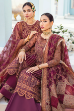Load image into Gallery viewer, I - 02 BERRY MELLOW (FROCK WITH SHARARA)