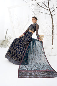 Z - CLF 01 BLUEBERRY (LEHENGA STYLE)