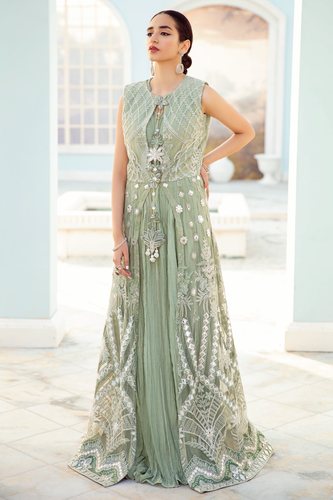 I - 04 FEMME (OPEN GOWN WITH STRAIGHT TROUSER)