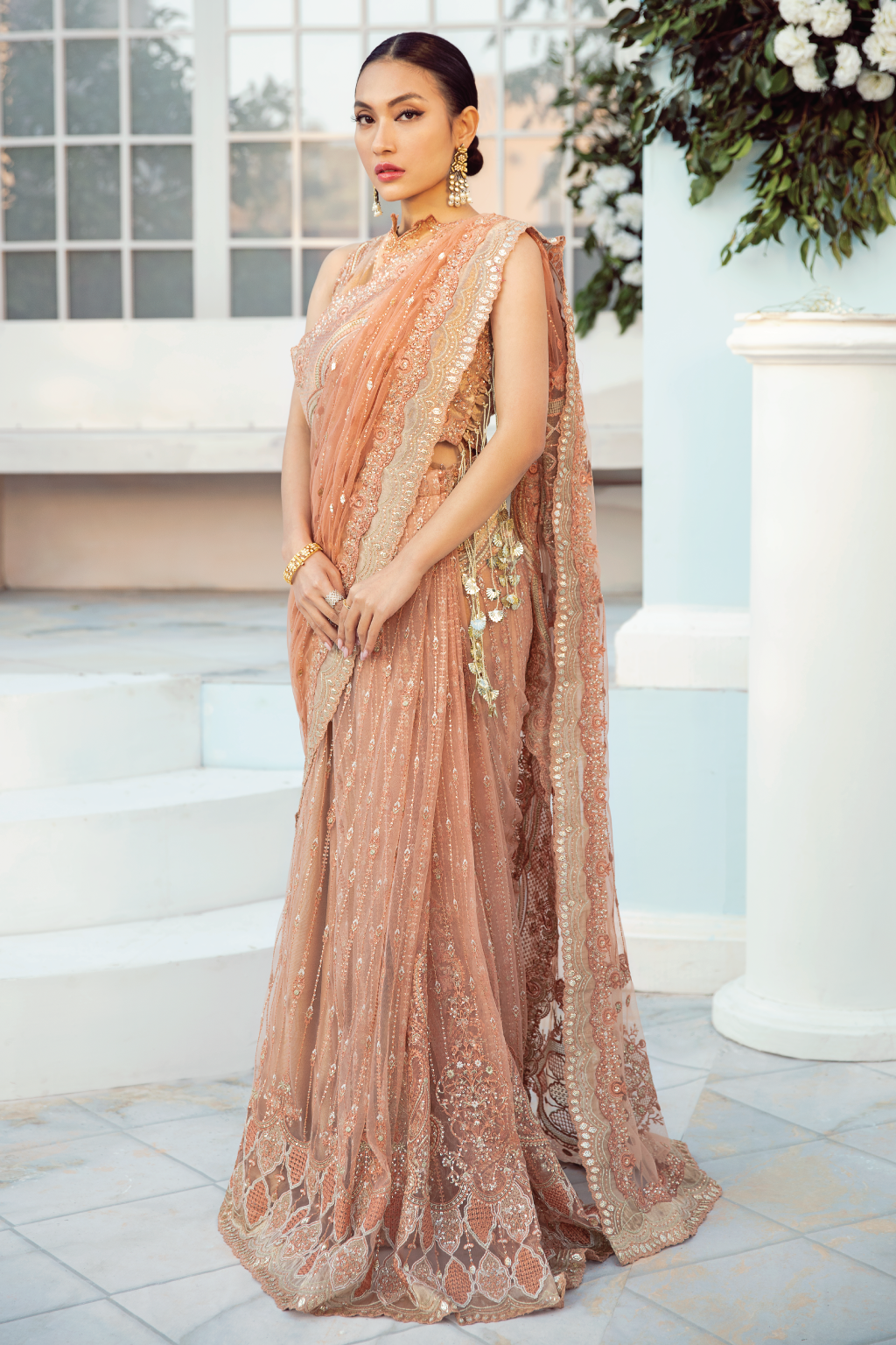 I - 07 ROSE QUARTZ (SAREE)