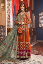 Load image into Gallery viewer, MB - MBROIDERED BURNT ORANGE &amp; FUCHSIA PINK