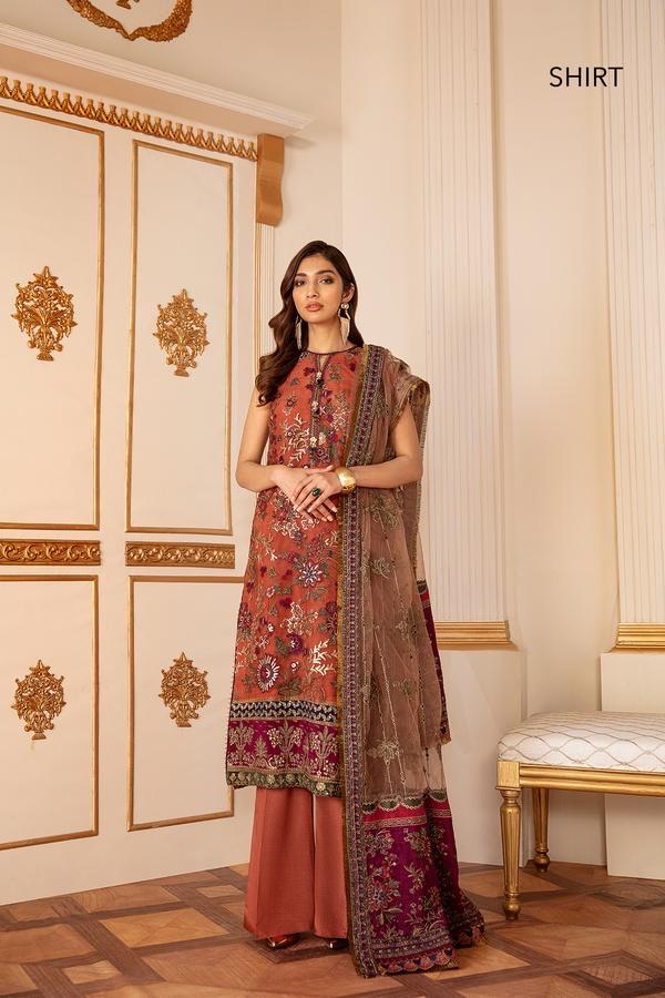 B - EMBROIDERED NET CH07-03 (SHIRT STYLE) - EID