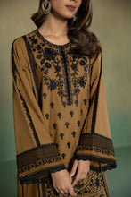 Load image into Gallery viewer, S - EMBROIDERED CAMBRIC MUSTARD 2PC