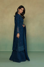 Load image into Gallery viewer, S - EMBROIDERED KHADDAR BLUE 3PC