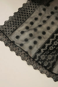 BD - EMBROIDERED ORGANZA DUPATTA-40