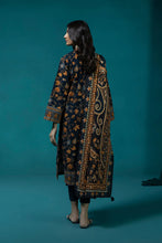 Load image into Gallery viewer, S - EMBROIDERED KHADDAR BLUE