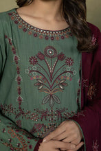 Load image into Gallery viewer, S - EMBROIDERED KHADDAR SEA GREEN 3PC