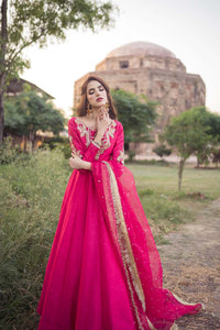 MW - HOT PINK FORMAL MAXI